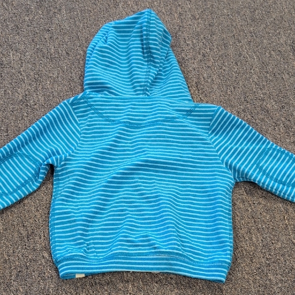 Zara Kids Blue Striped Hoodie - Picture 7 of 11
